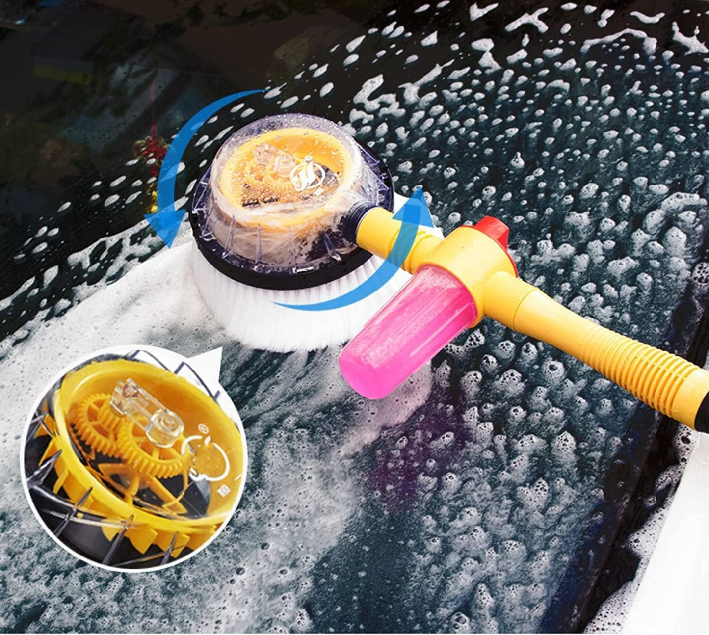 AutoWash Kit - CEPILLO GIRATORIO PARA LAVADO DE VEHICULO